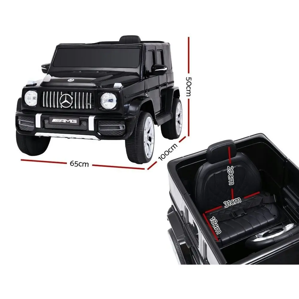 Kids Electric Ride On Car Mercedes-Benz Licensed AMG G63 Toy Cars 12V Black