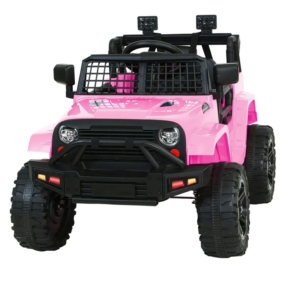 Rigo Kids Electric Ride On Car Jeep Toy Cars Remote 12V Pink