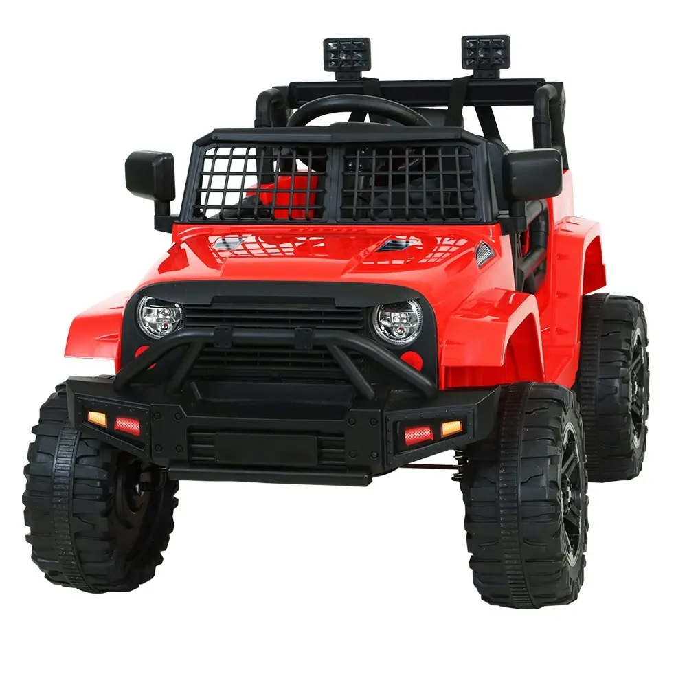 Rigo Kids Electric Ride On Car Jeep Toy Cars Remote 12V Red