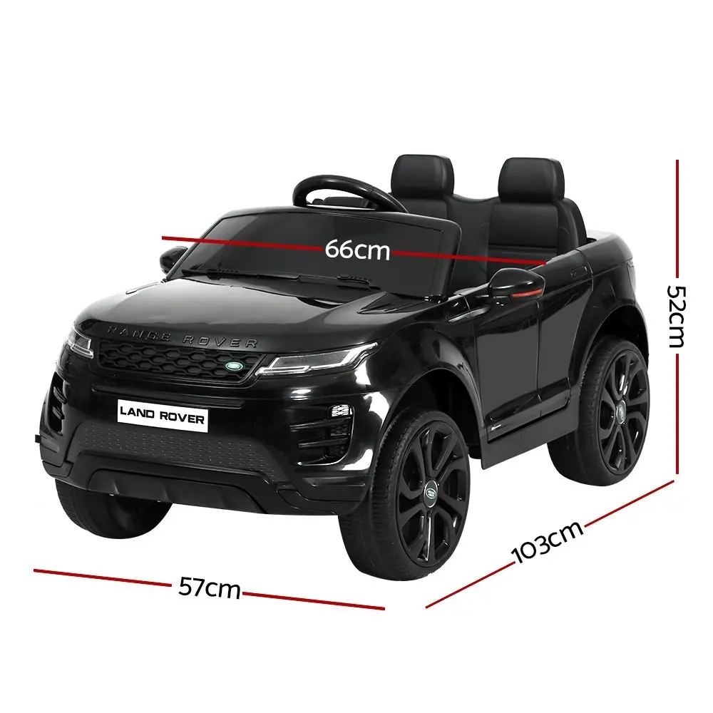 Kids Electric Ride On Car Land Rover Licensed Toy Cars Remote 12V Battery Black