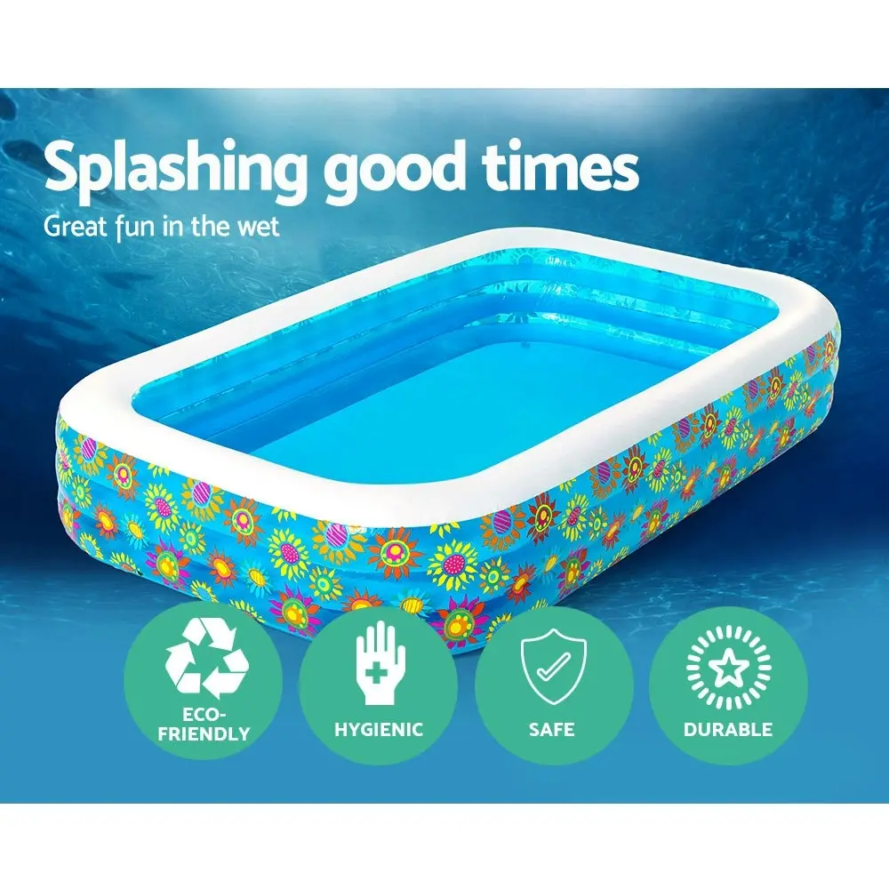 Bestway Kids 305x183x56cm Inflatable Above Ground Swimming Pool 1161L