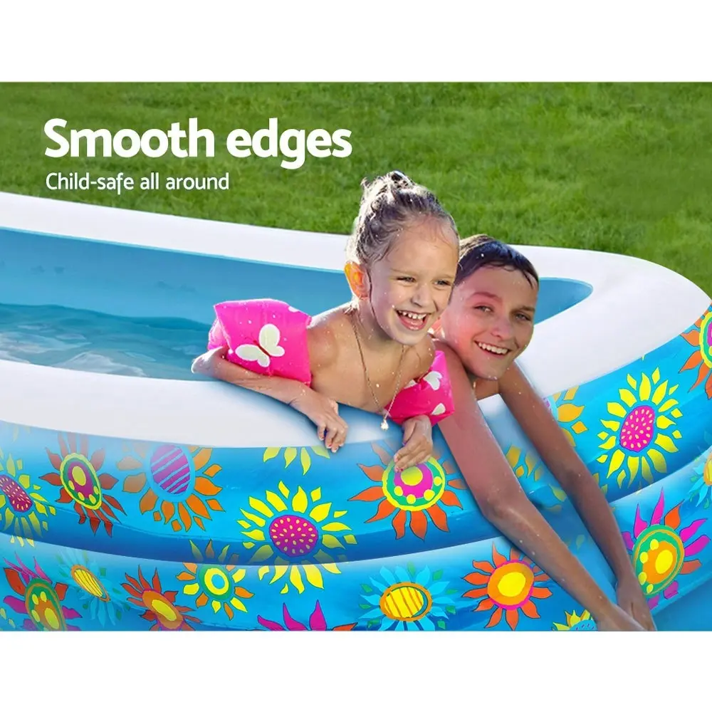 Bestway Kids 305x183x56cm Inflatable Above Ground Swimming Pool 1161L