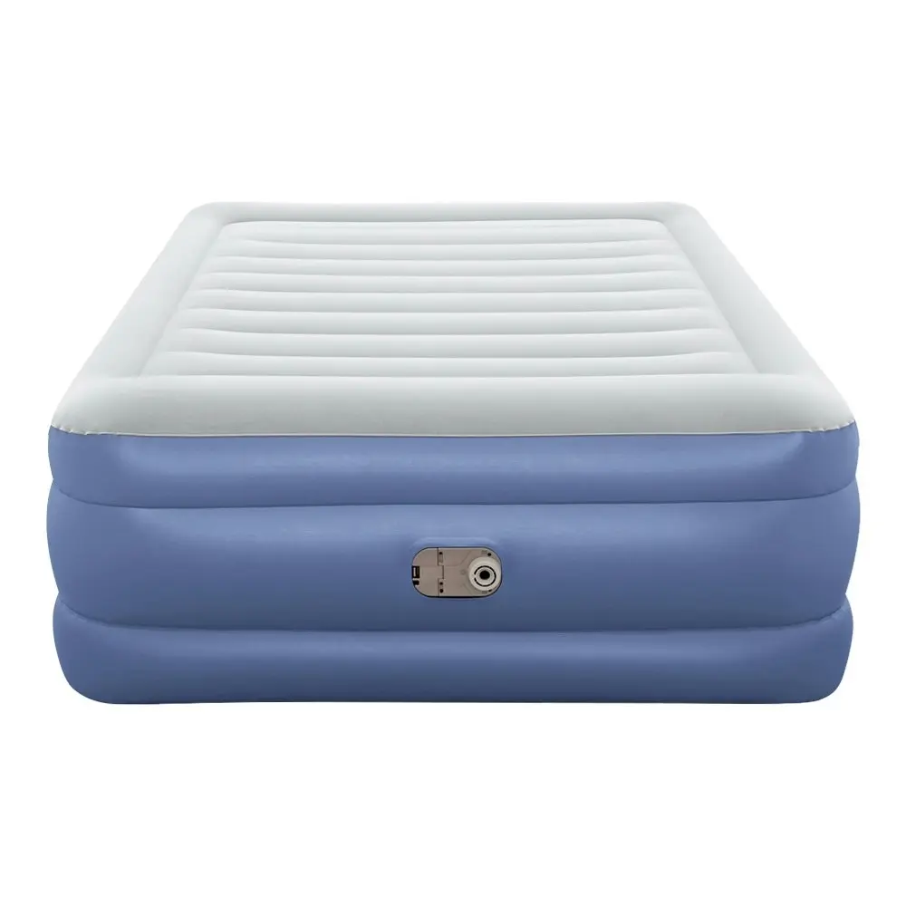 Bestway Air Mattress Queen Inflatable Bed 61cm Airbed Blue