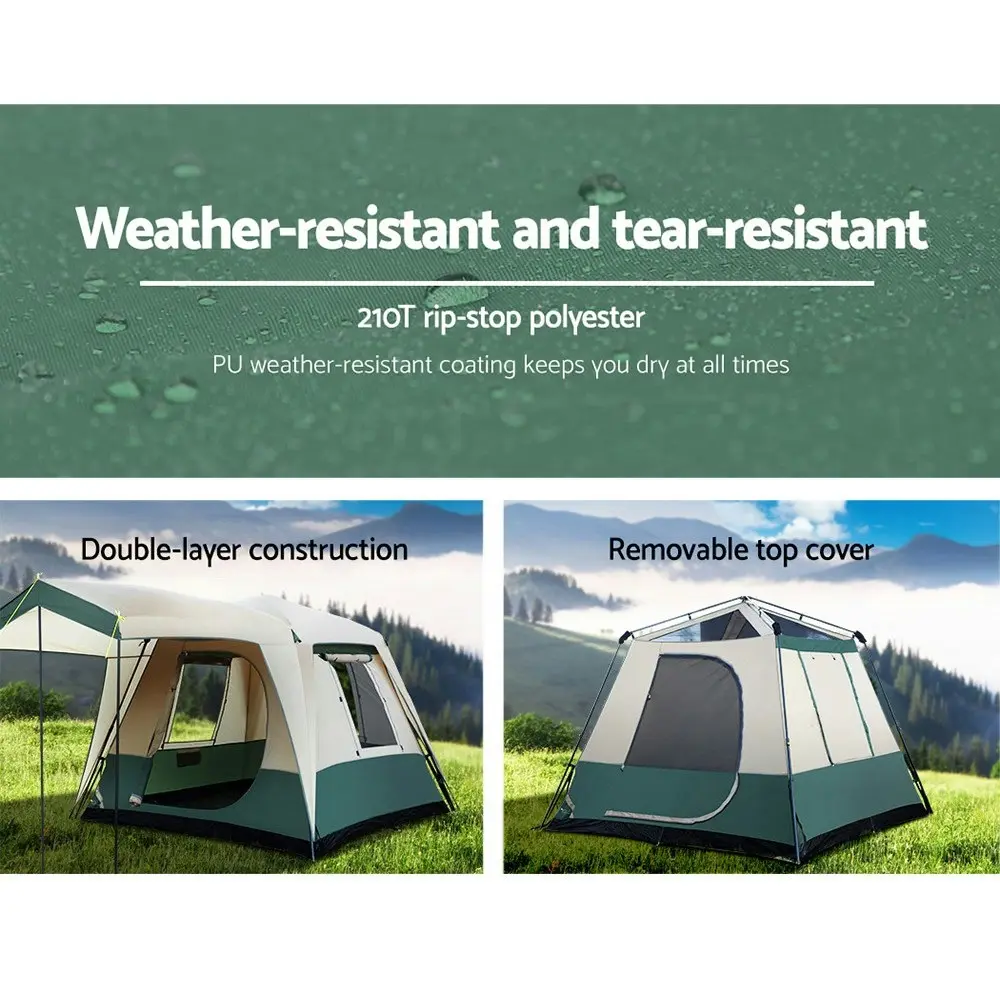 Weisshorn Instant Pop up Camping Tent 4 Person Outdoor Hiking Tents Dome