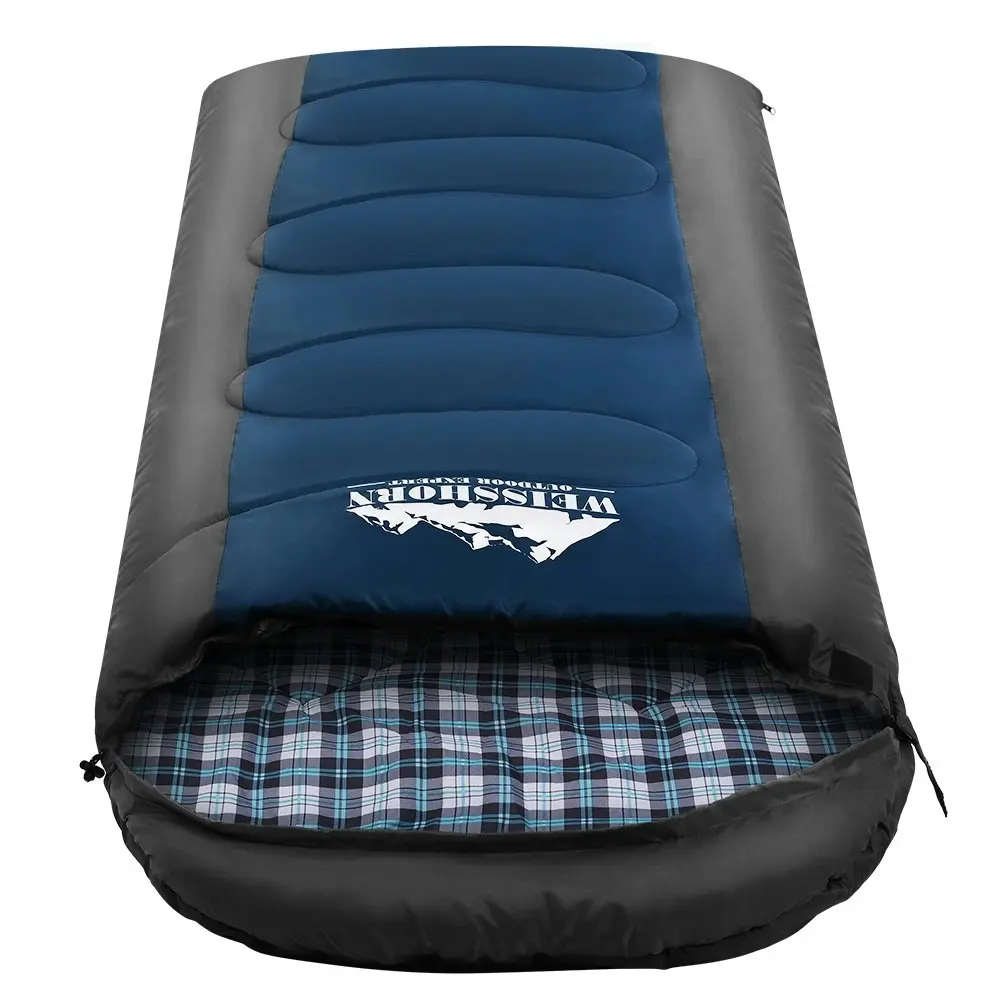 Weisshorn Sleeping Bag Single Thermal Camping Hiking Tent Blue -20â„ƒ