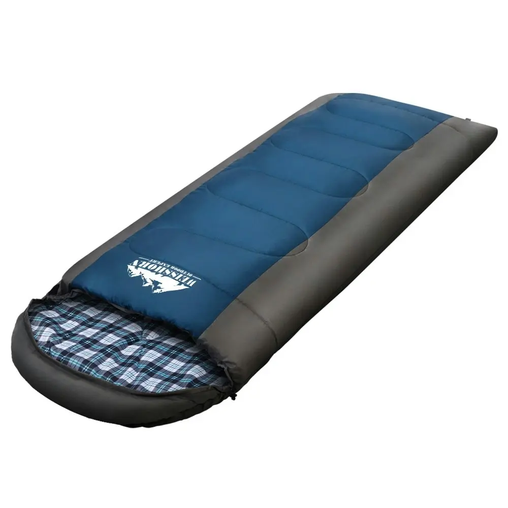 Weisshorn Sleeping Bag Single Thermal Camping Hiking Tent Blue -20â„ƒ