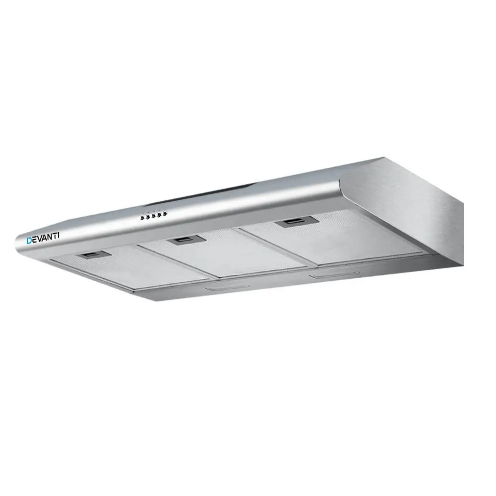 Devanti Range Hood 90cm Rangehood Stainless Steel