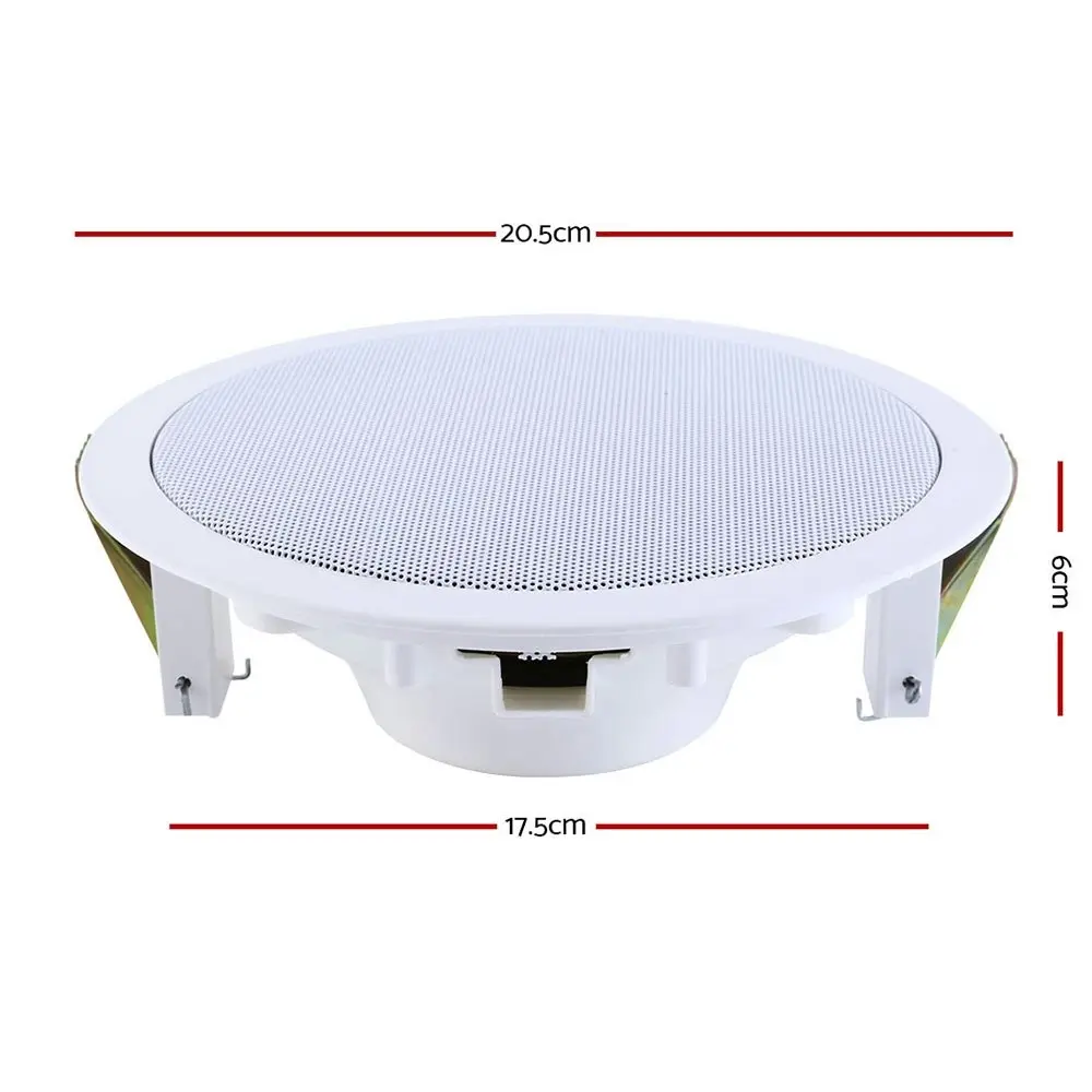 Giantz 6''Ceiling Speakers In Wall Speaker Home Audio Stereos Tweeter 2pcs