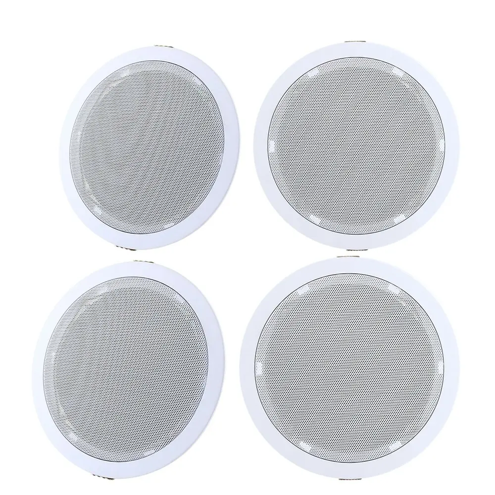 Giantz 6''Ceiling Speakers In Wall Speaker Home Audio Stereos Tweeter 4pcs