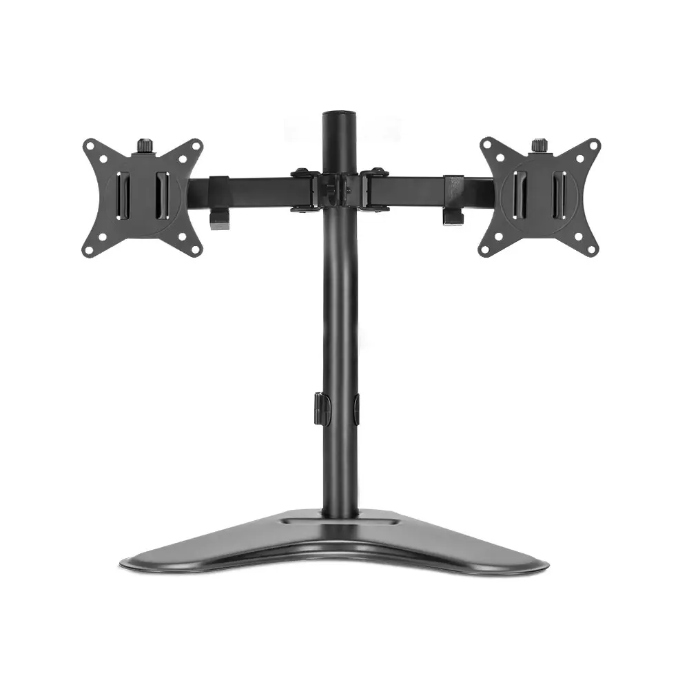 Artiss Monitor Stand Arm Dual HD LED TV Freestanding Mount Holder 2 Arm Display