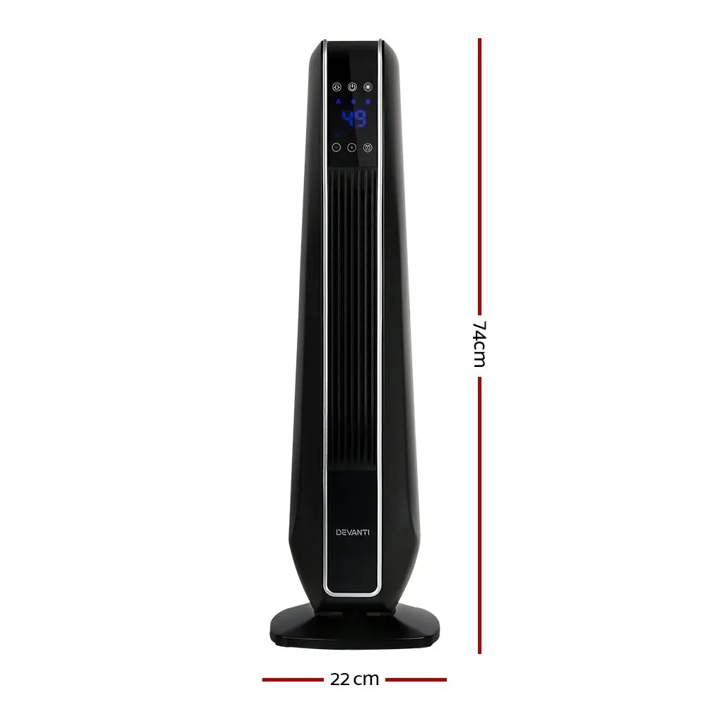 Devanti Electric Ceramic Tower Heater 2400W