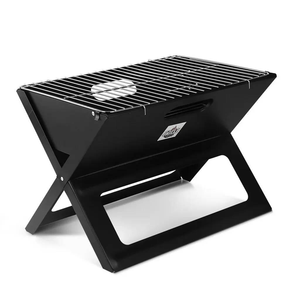 Grillz BBQ Grill Charcoal Smoker Foldable Portable