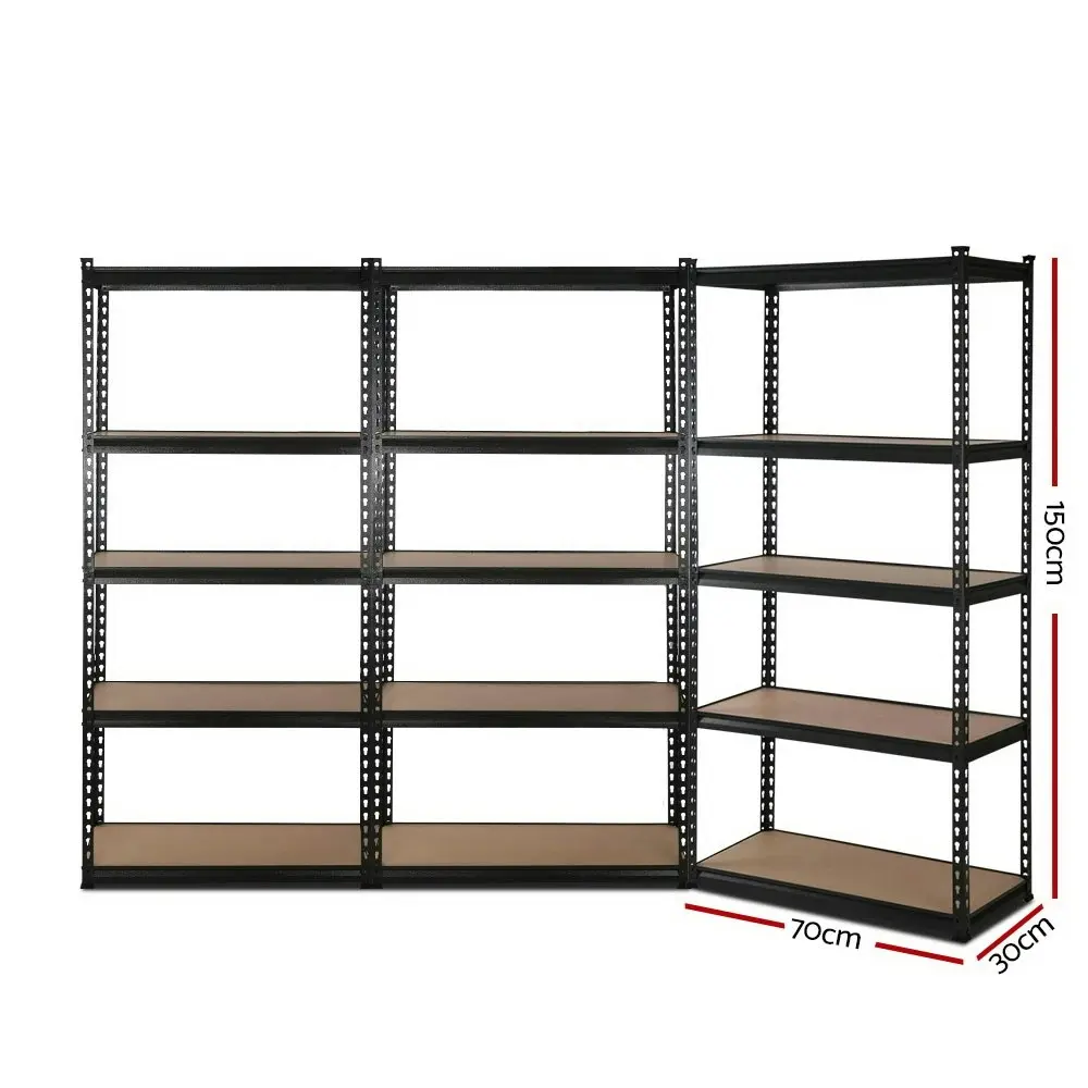 Giantz 3x1.5M Warehouse Rack Garage Shelving Pallet Racking Storage Steel