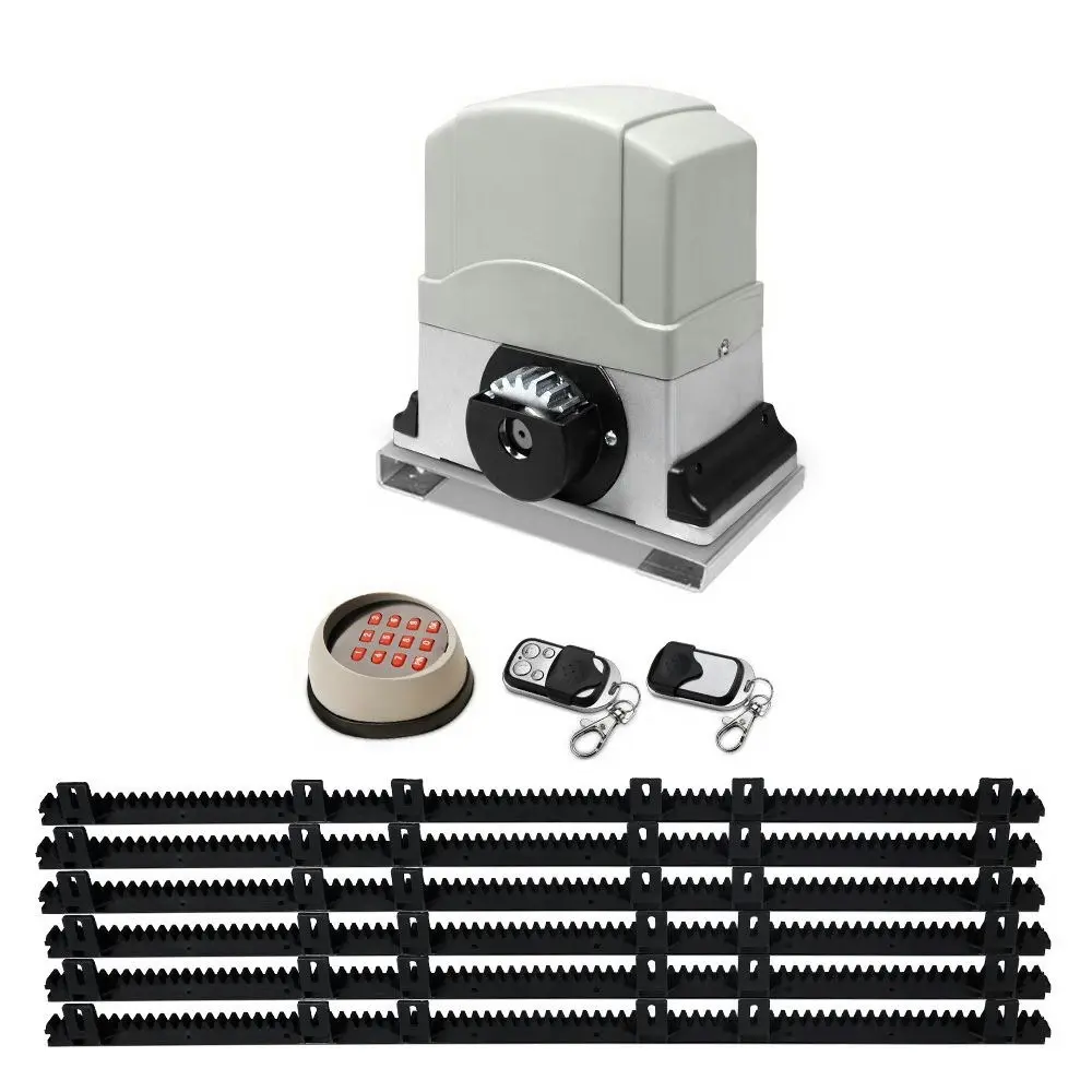 LockMaster Automatic Sliding Gate Opener Kit Keypad 6M 1200KG