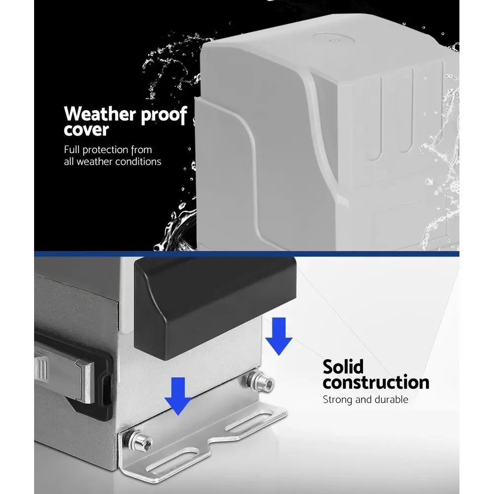 LockMaster Automatic Sliding Gate Opener Kit 4M 1800KG