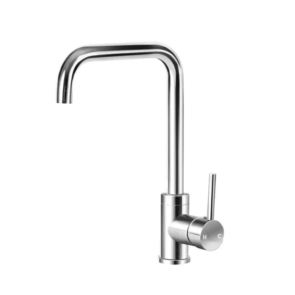 Cefito Kitchen Mixer Tap Mixer Rectangle Sink Faucet Basin Laundry Chrome