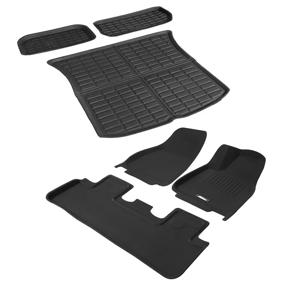 Weisshorn Car Rubber Floor Mats Compatible for Tesla Model Y Trunk Toolbox Cargo