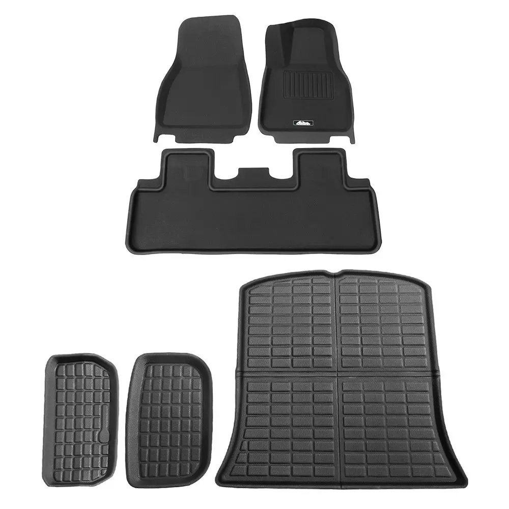 Weisshorn Car Rubber Floor Mats Compatible for Tesla Model Y Trunk Toolbox Cargo