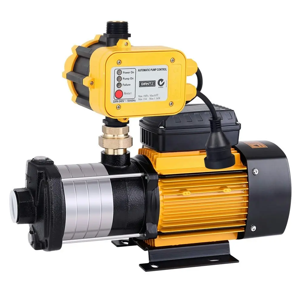 Giantz Garden Water Pump High Pressure 2000W Multi Stage Tank Rain Irrigation Yellow