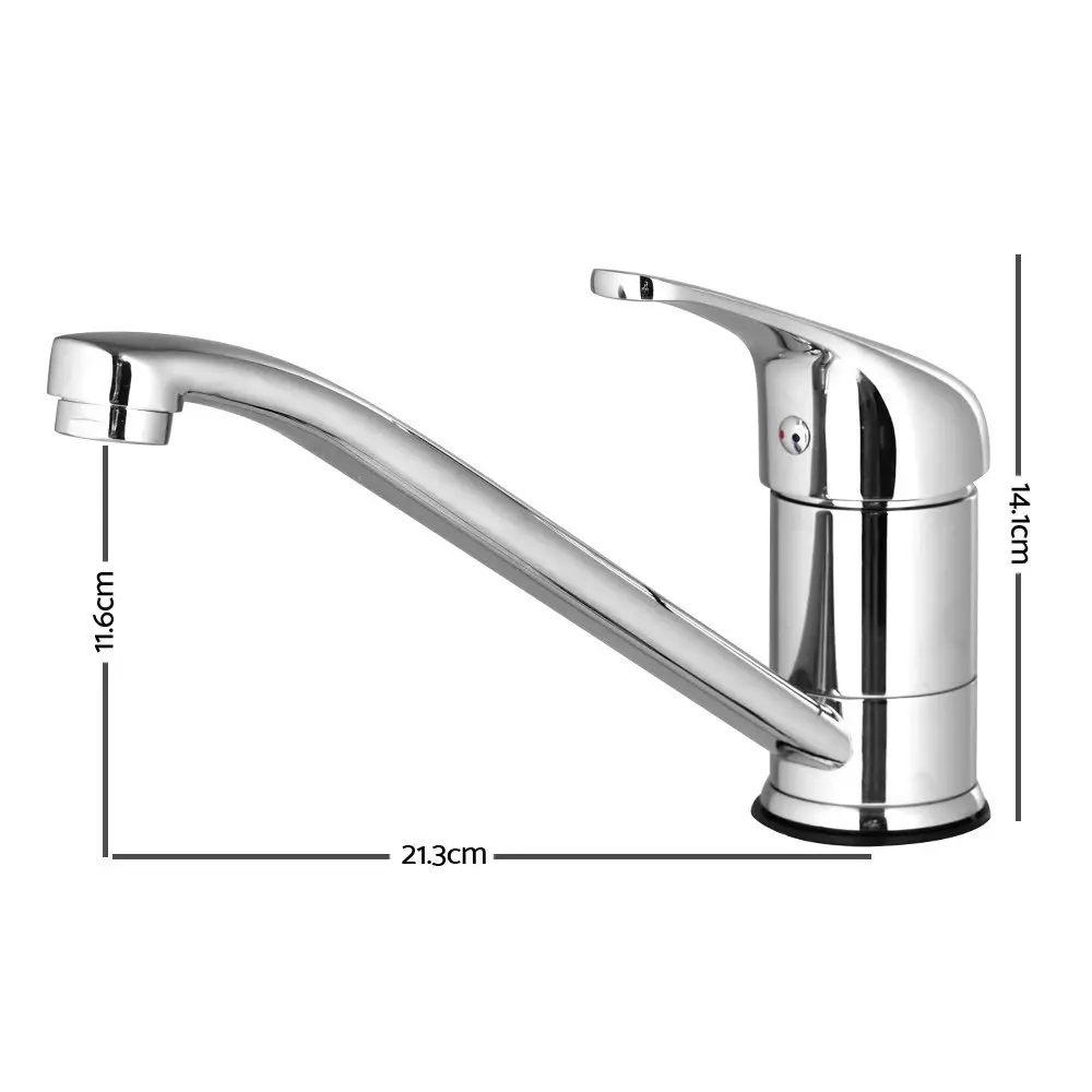 Cefito Kitchen Mixer Tap Mixer Long Spout Sink Faucet Basin Laundry Chrome