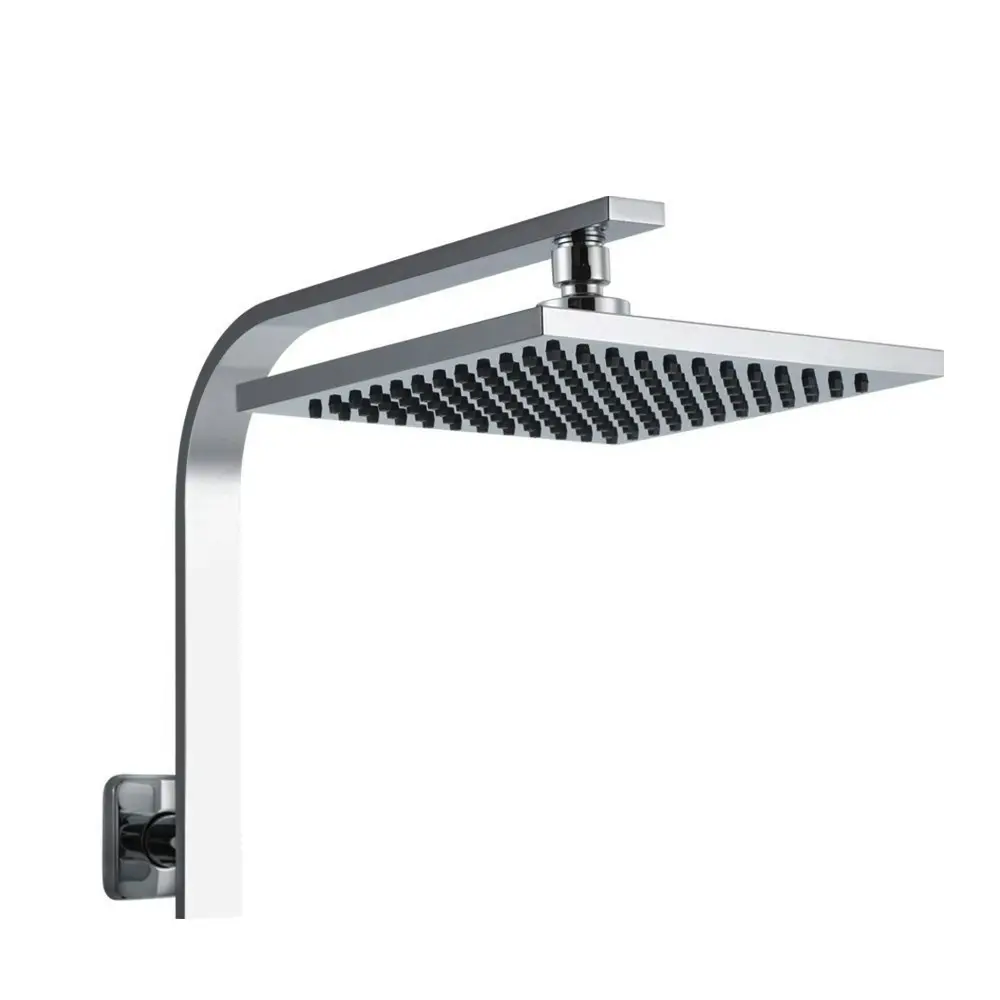 Cefito 8'' Rain Shower Head Wall Arm Square High Pressure Chrome