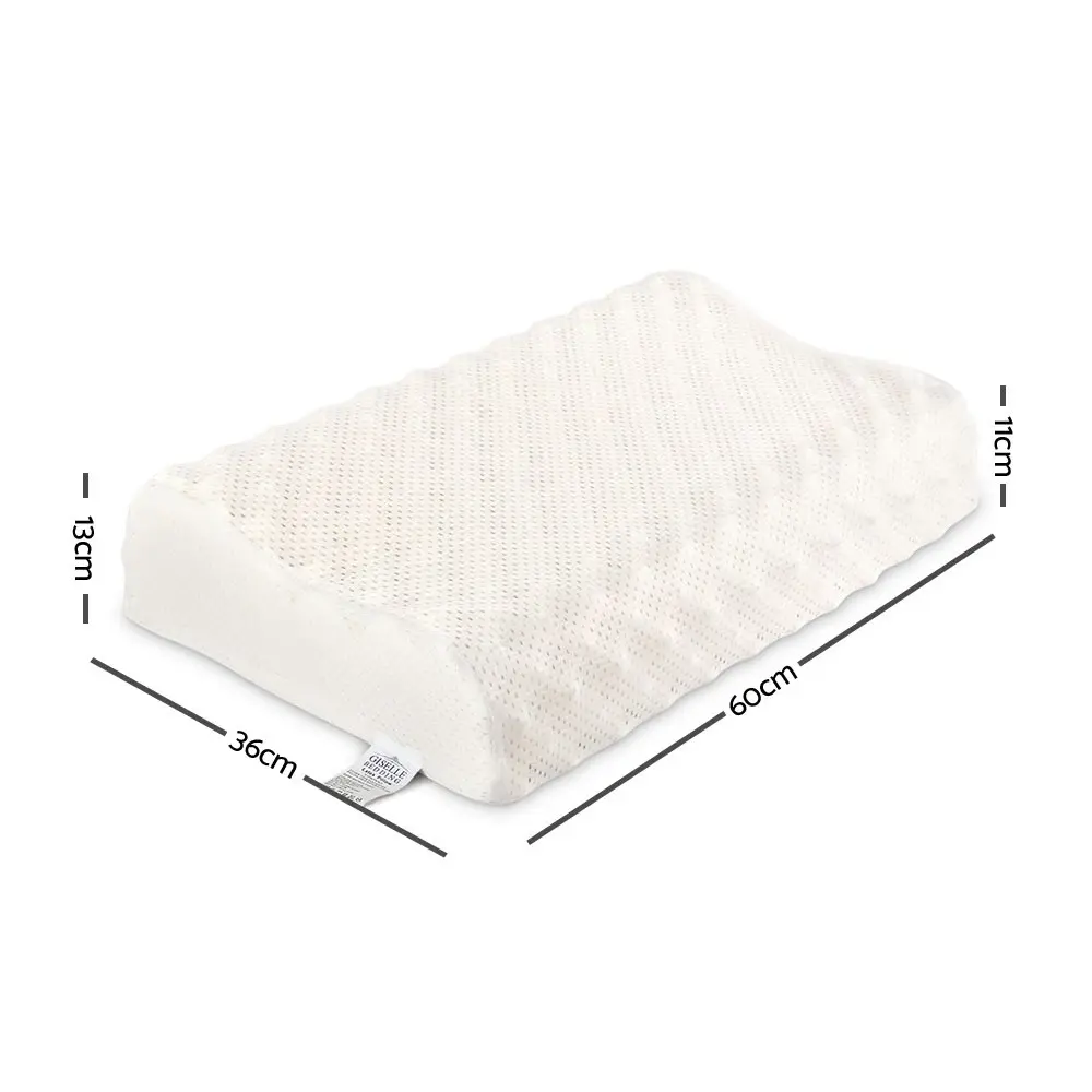 Giselle Bedding Natural Latex Pillow Twin Pack