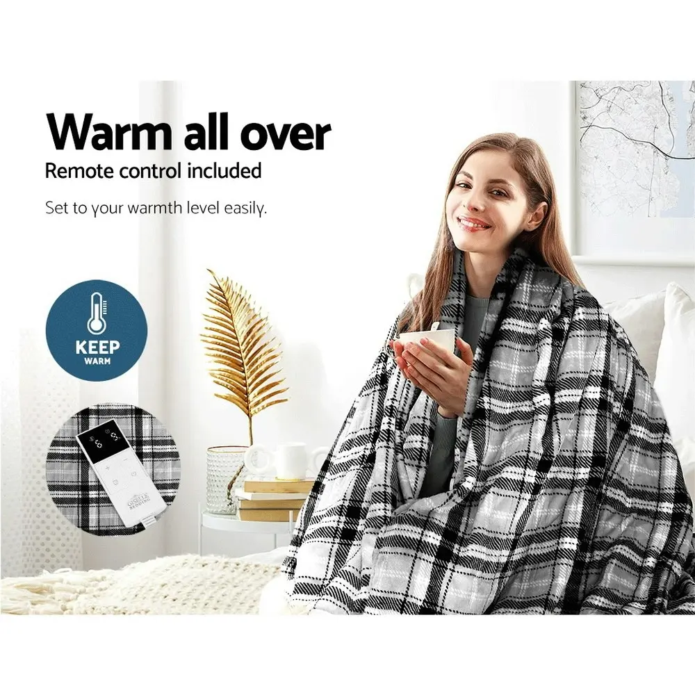 Giselle Electric Throw Rug Heated Blanket Flannel