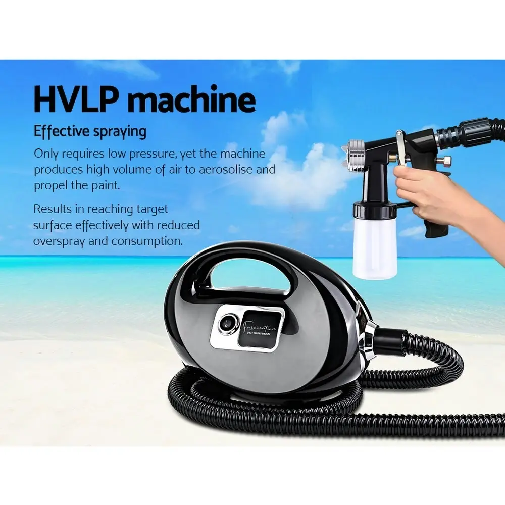 Alba. Spray Tan Machine Kit HVLP Spray Gun Sunless fine mist Tanning Warm Air