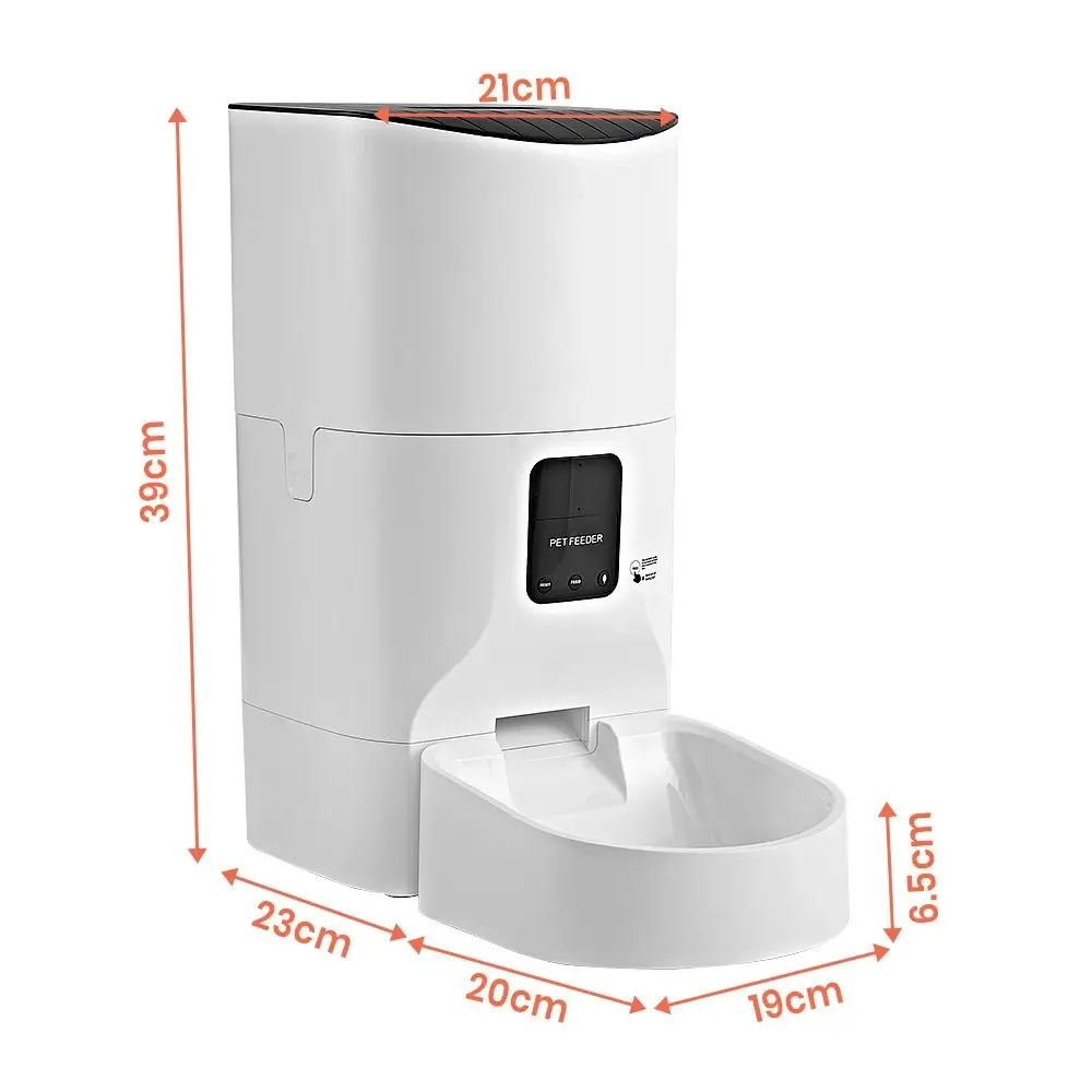 Taily 9L Auto Cat Feeder Automatic Pet Dog Food Dispenser Smart Wifi 10S Voice W/ App Remote Control