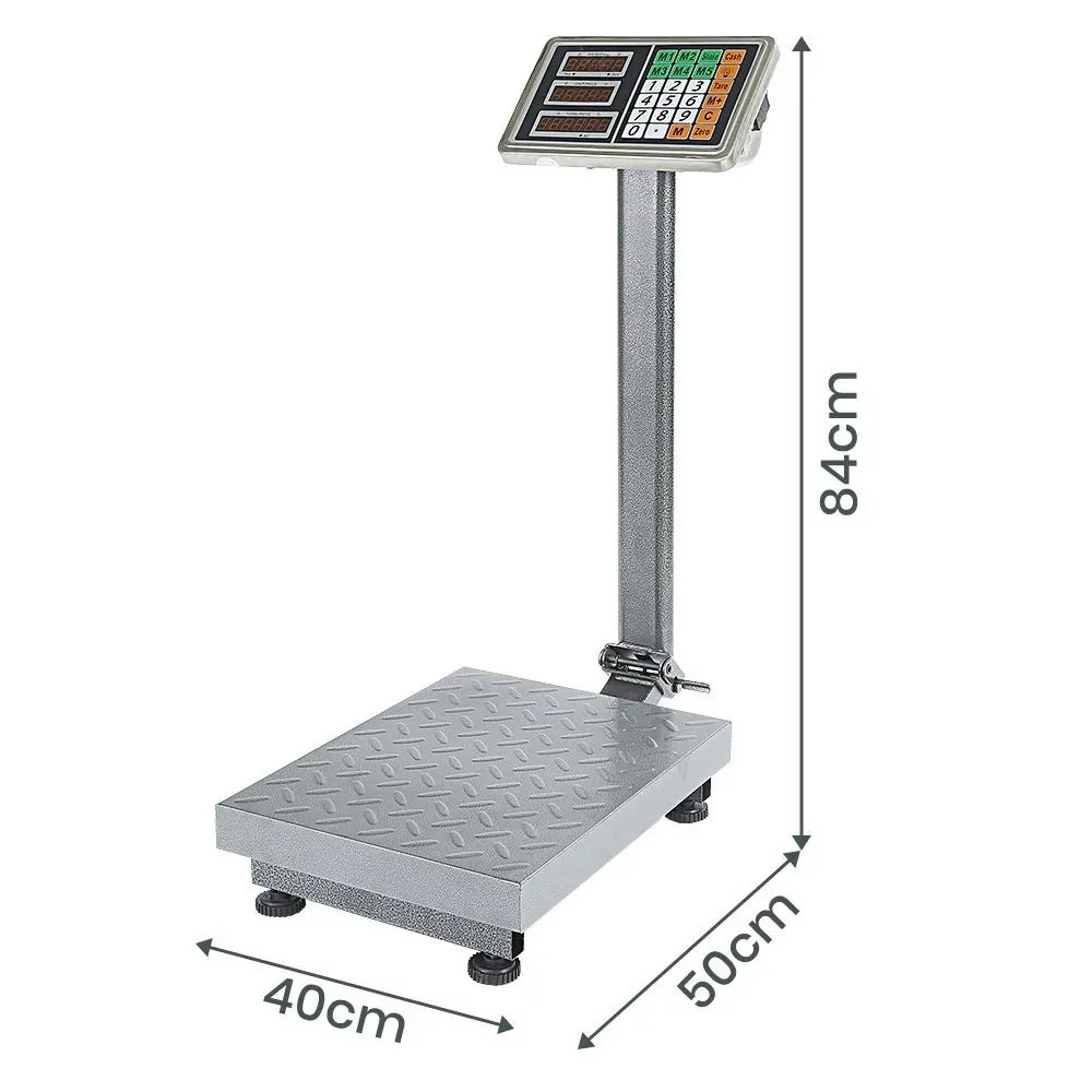 Krear 300KG Digital Platform Scale Commercial Electronic Computing Shop Postal Weight Floor Scales