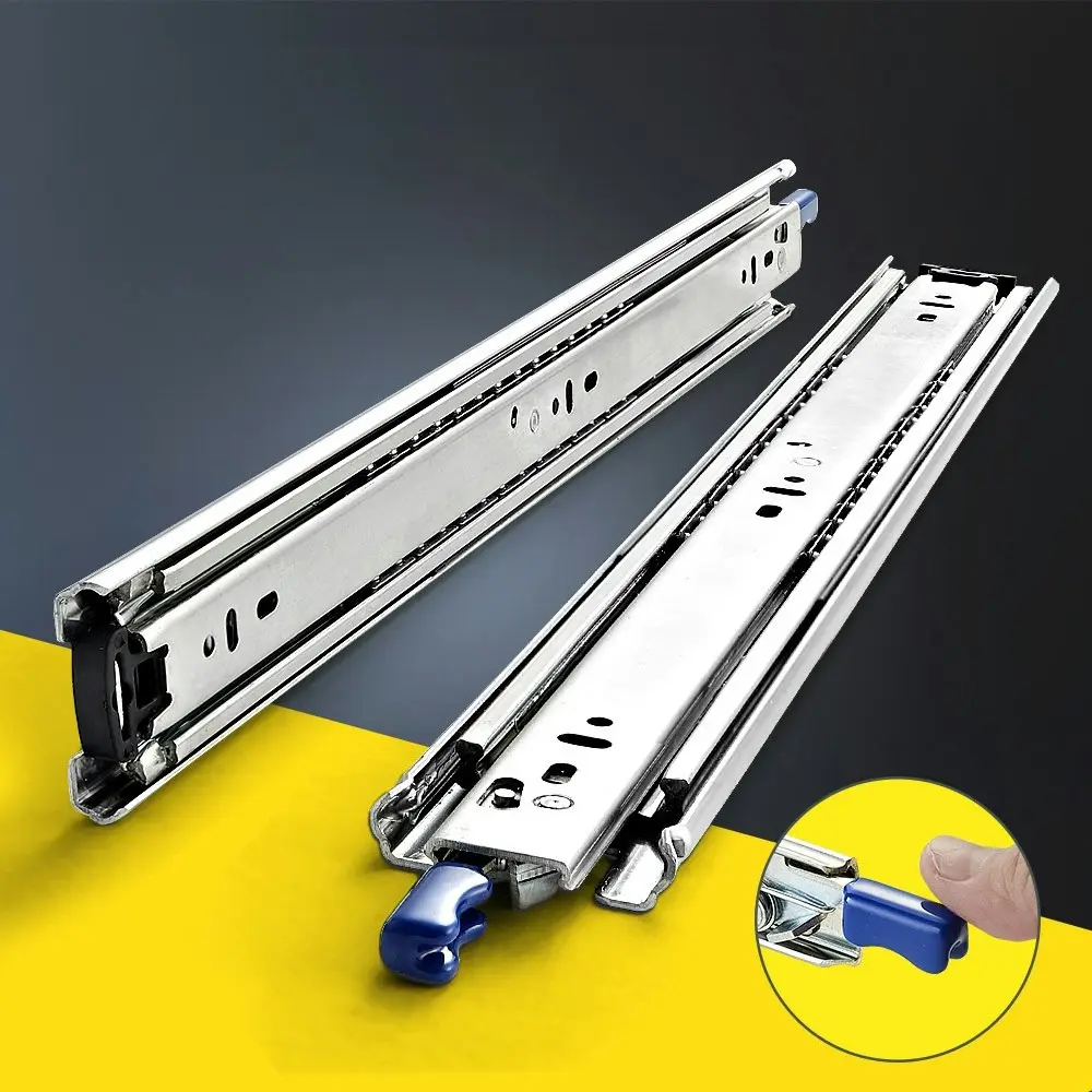 Tatras 350MM Locking Drawer Slides Full Extension 68KG Load Capacity Heavy Duty Runners