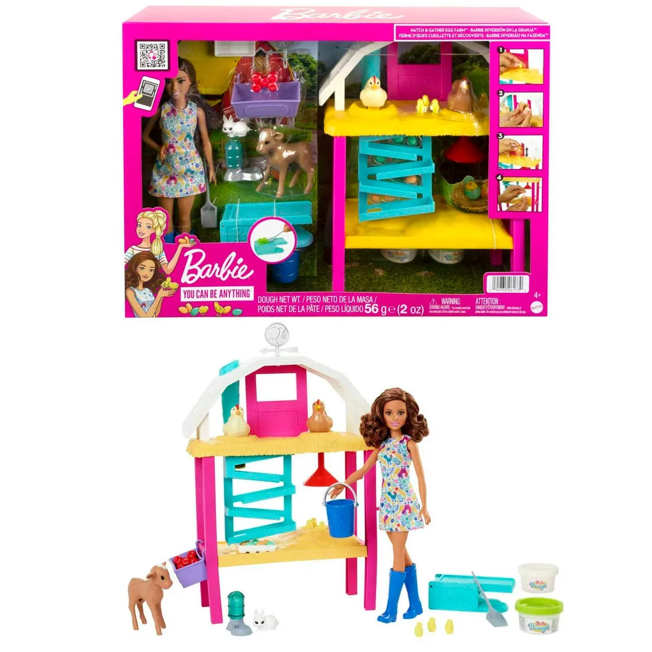 Barbie Hatch & Gather Egg Farm