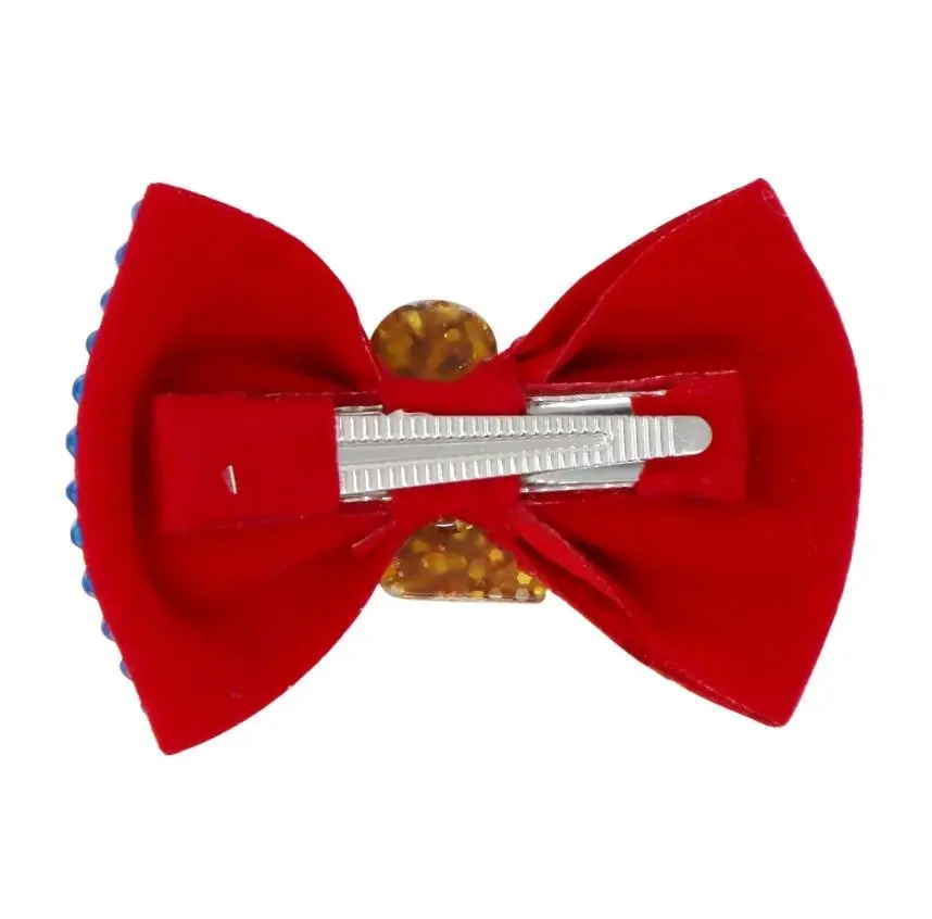 Disney Princess Snow White Red Sparkling Rhinestone Hair Bow