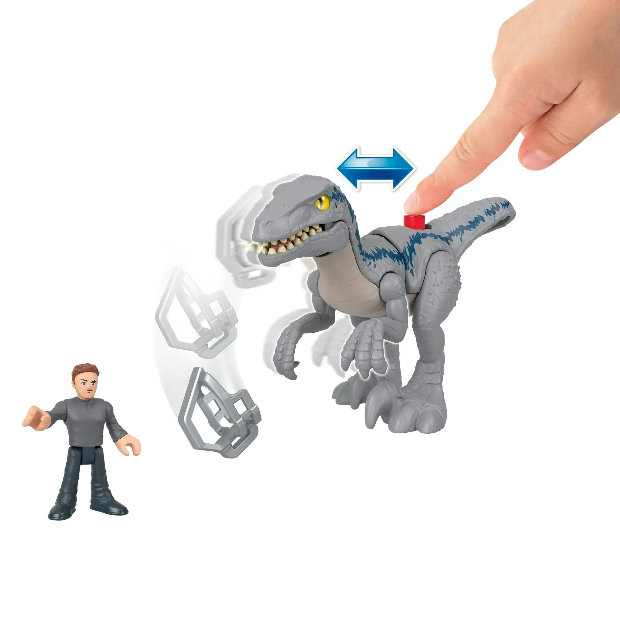 Imaginext Jurassic World Dominion Dinosaur Breakout Blue