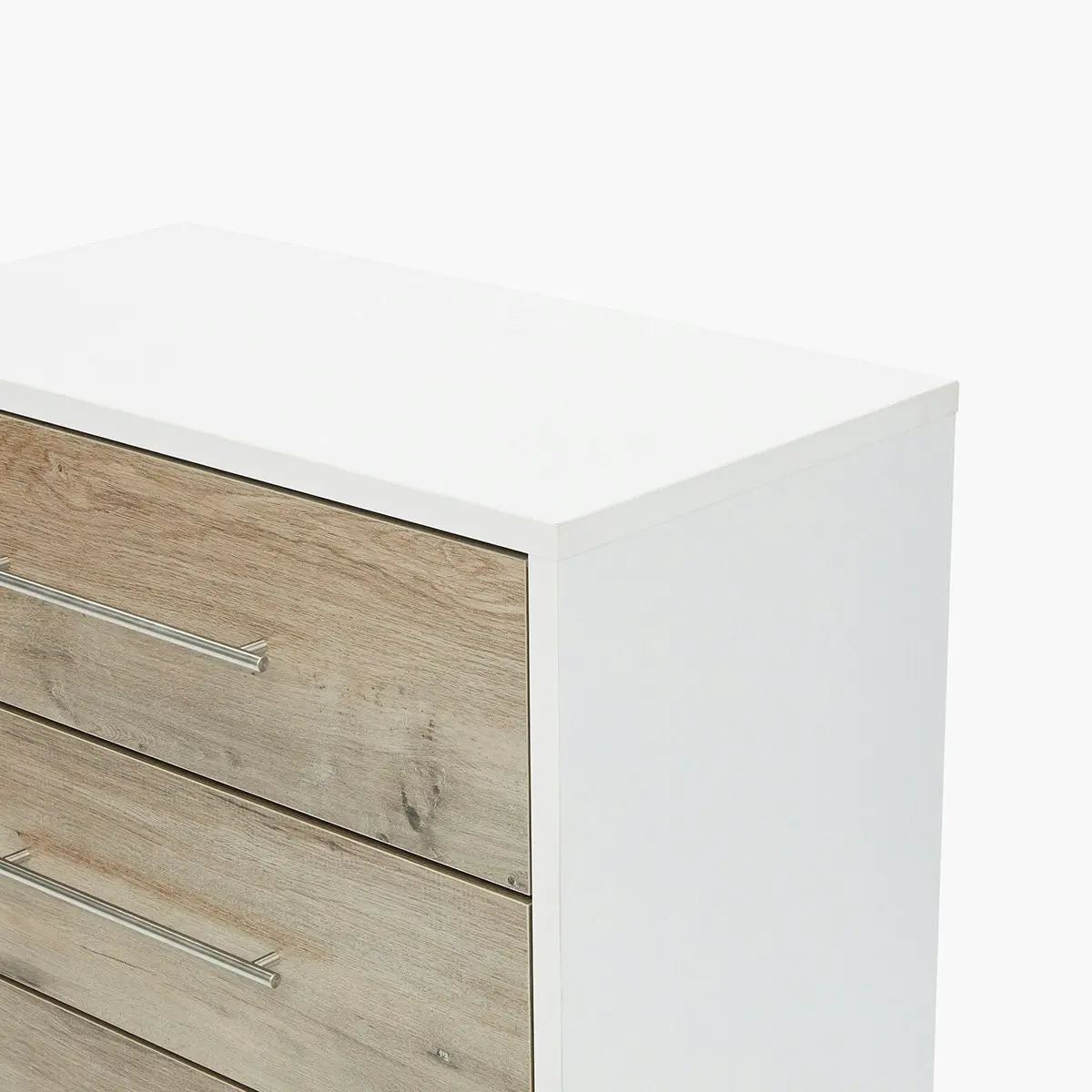 Tasman Eco Elyse Ash/White 3-Drawer Chest