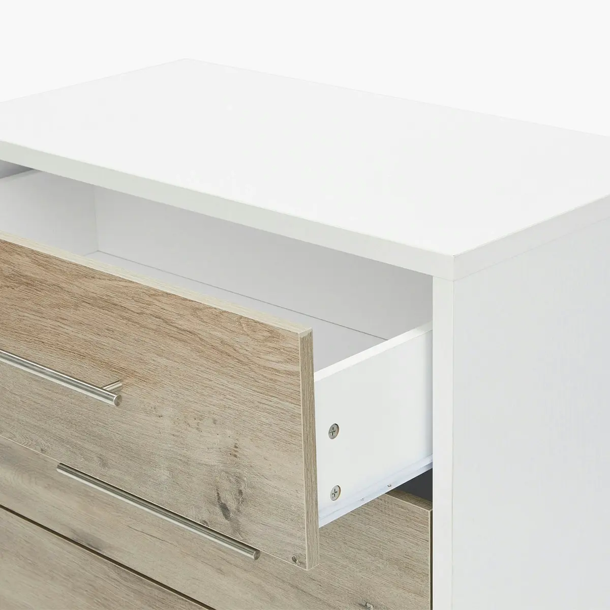 Tasman Eco Elyse Ash/White 3-Drawer Chest