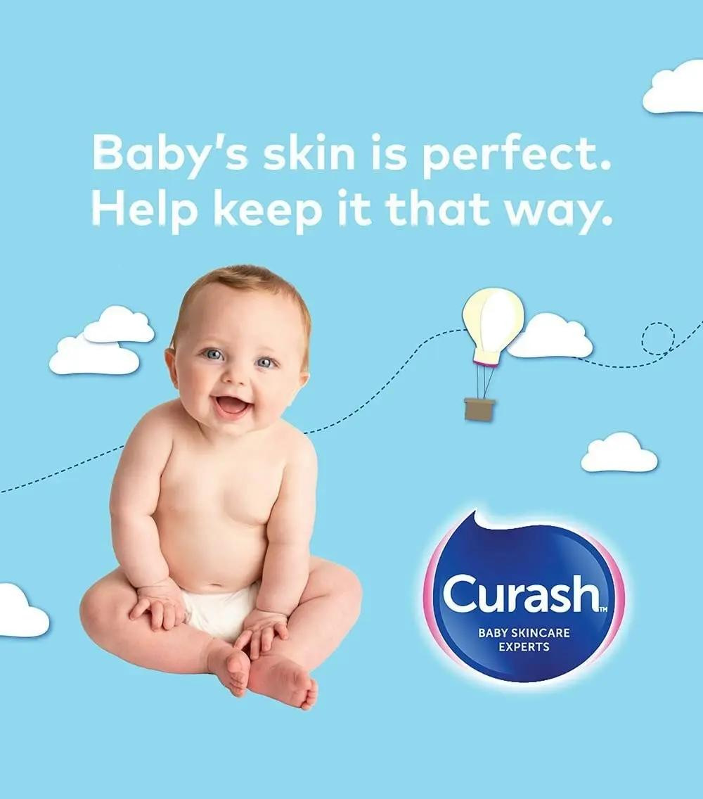 Curash Fragrance Free Baby Wipes 3x80 Pack