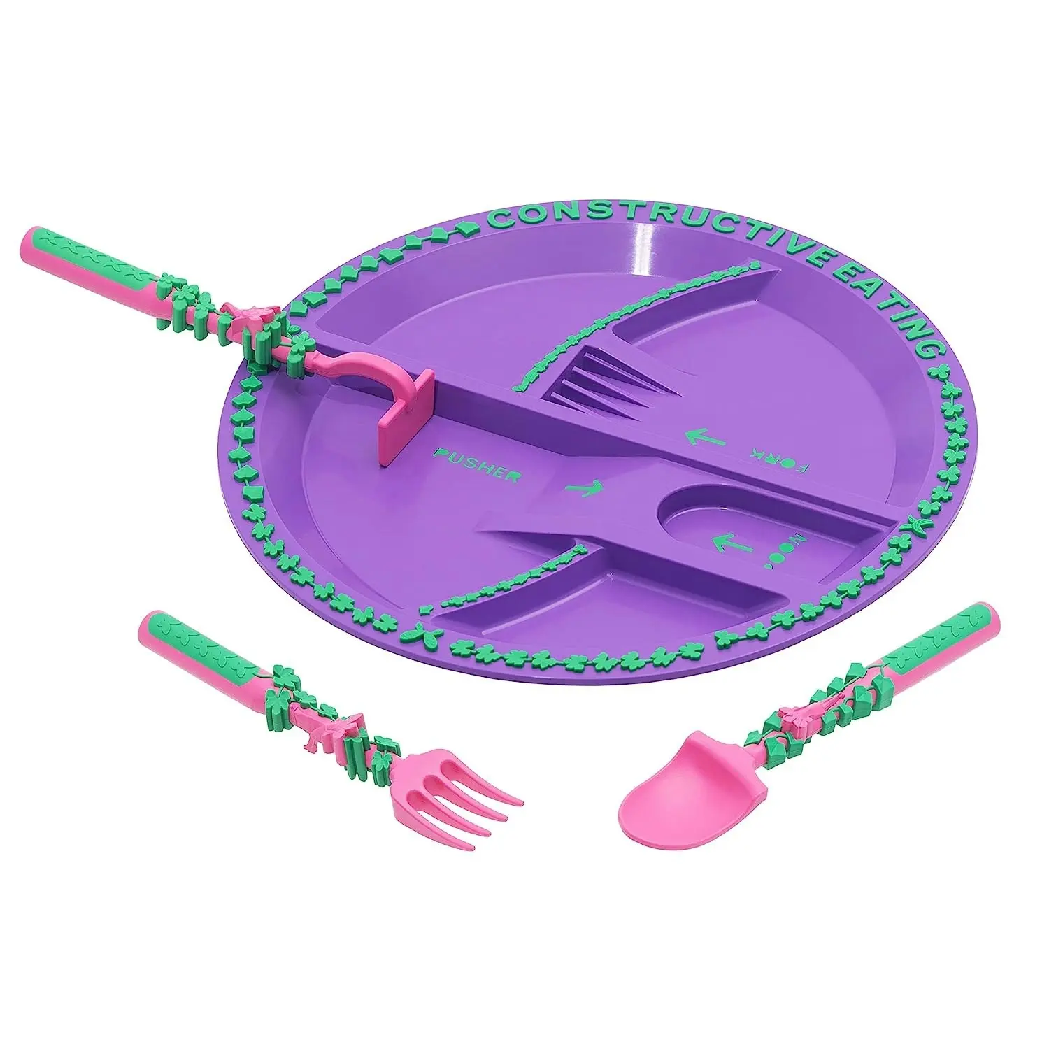 Garden Fairy Utensils 3-Piece Constructive Eating