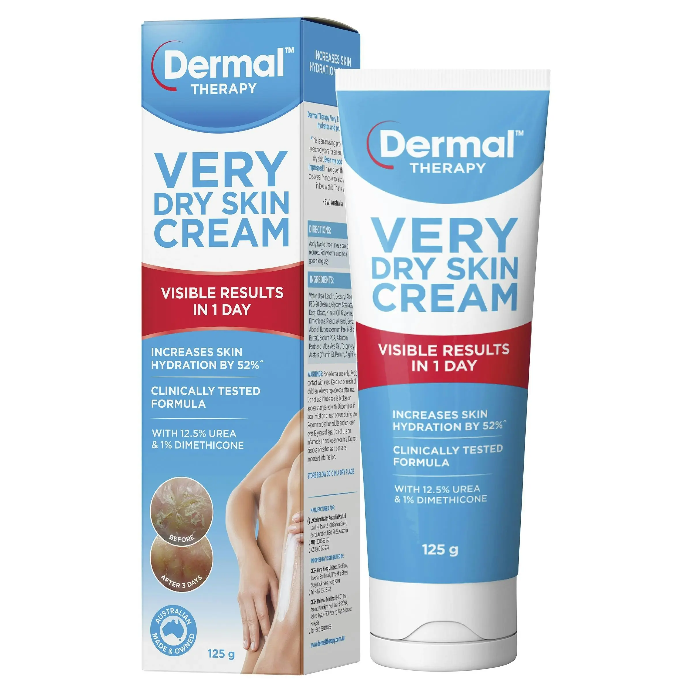 Dermal Therapy Very Dry Skin Cream 125g