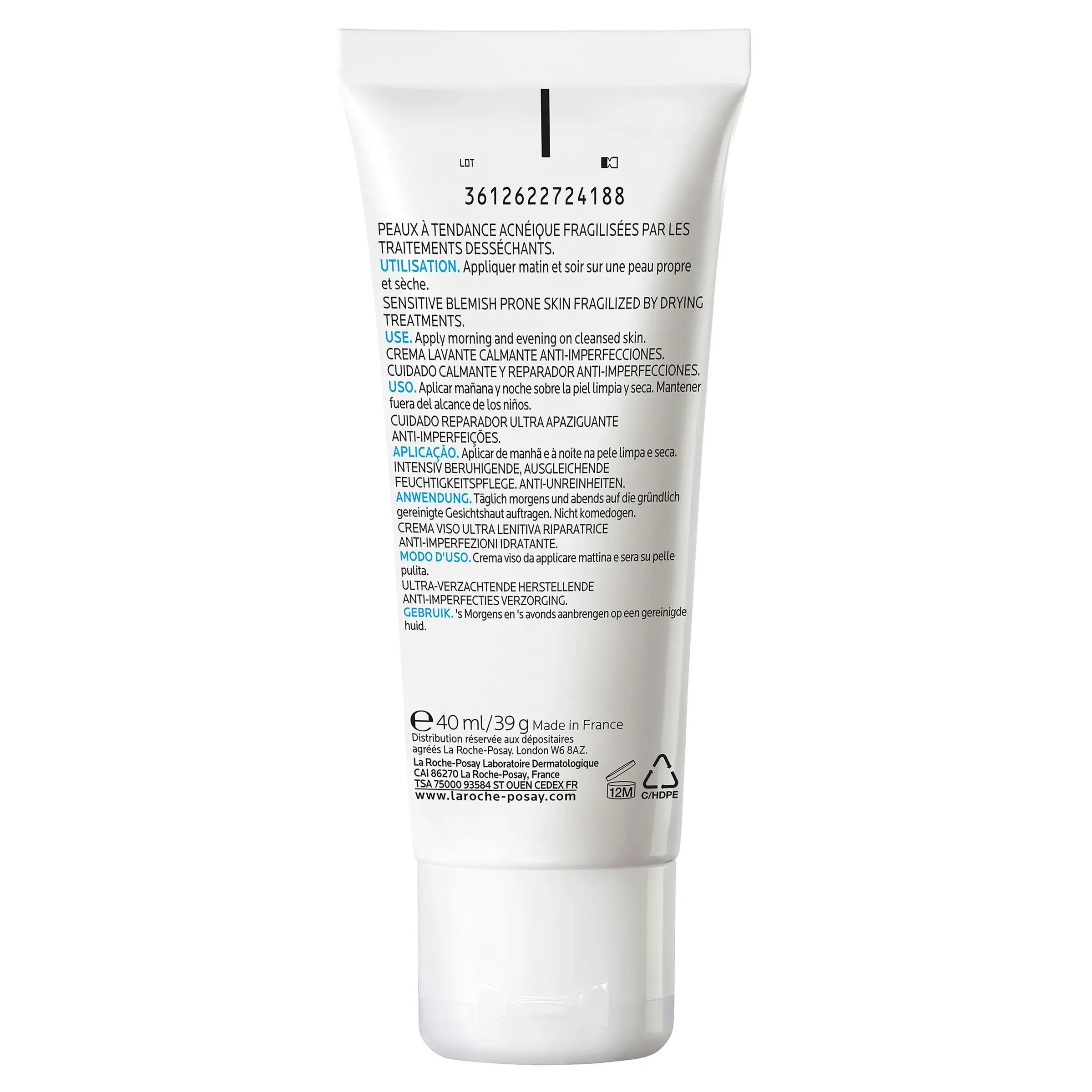 La Roche-Posay Effaclar H Iso-Biome 40ml