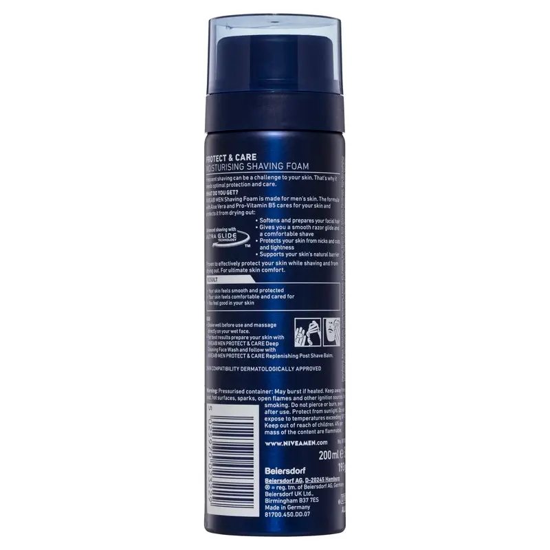 Nivea Men Protect & Care Shaving Foam 200mL