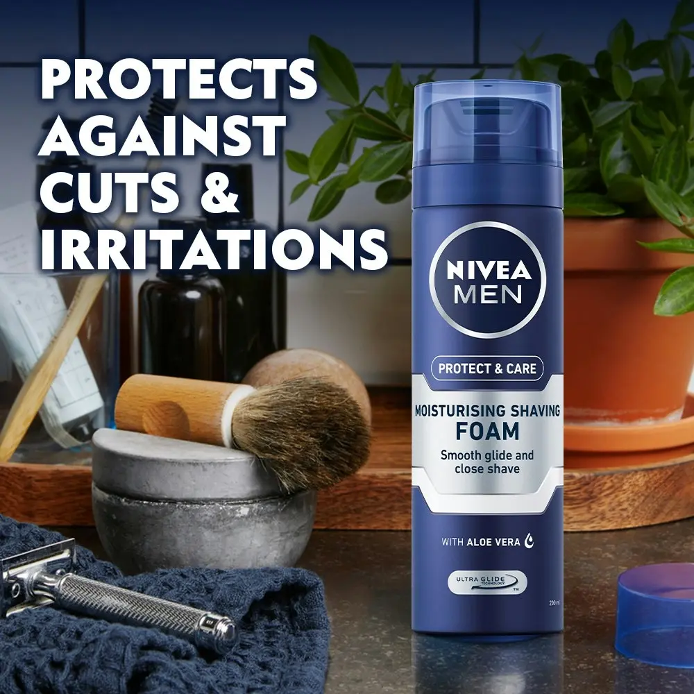 Nivea Men Protect & Care Shaving Foam 200mL