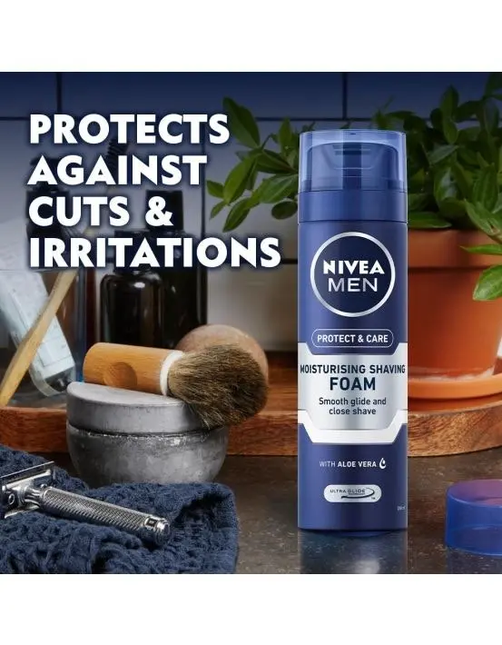 Nivea Men Protect & Care Shaving Foam 200mL