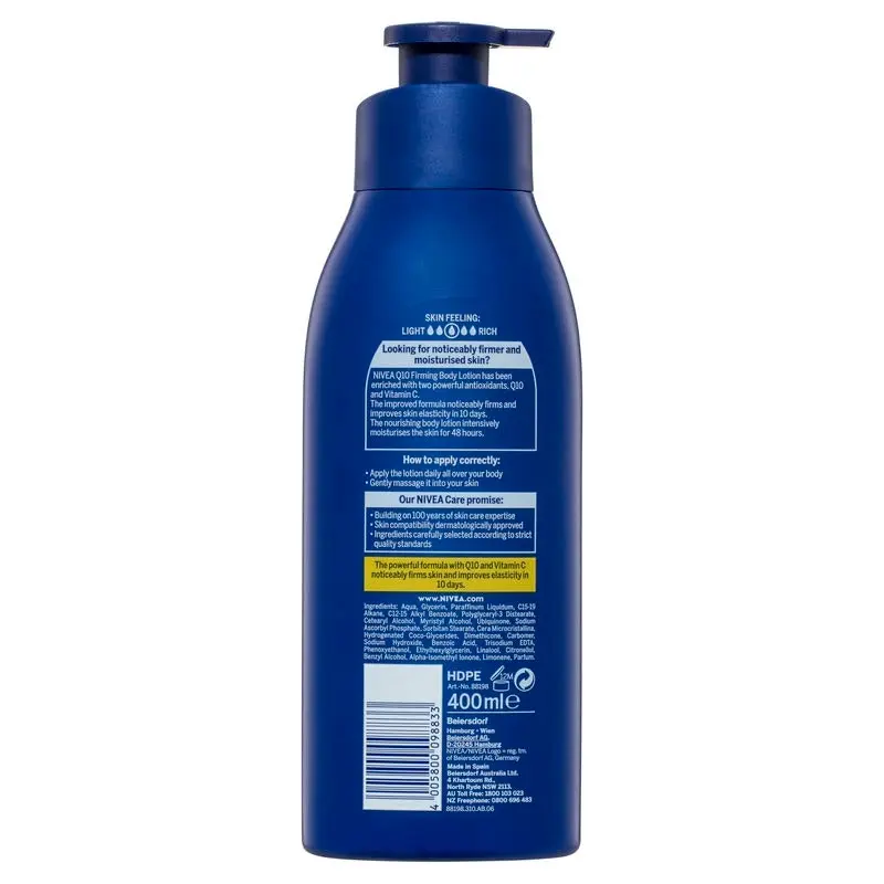 Nivea Rich Firming Q10 Body Lotion 400mL