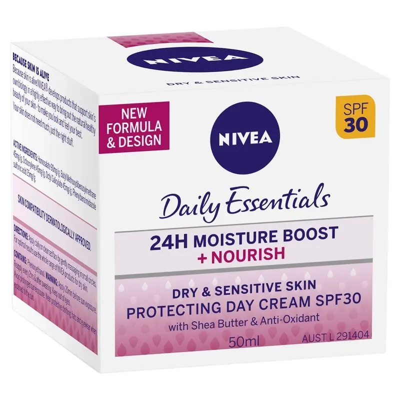 Nivea Daily Essentials Rich Moisturising Day Cream SPF30+ 50mL