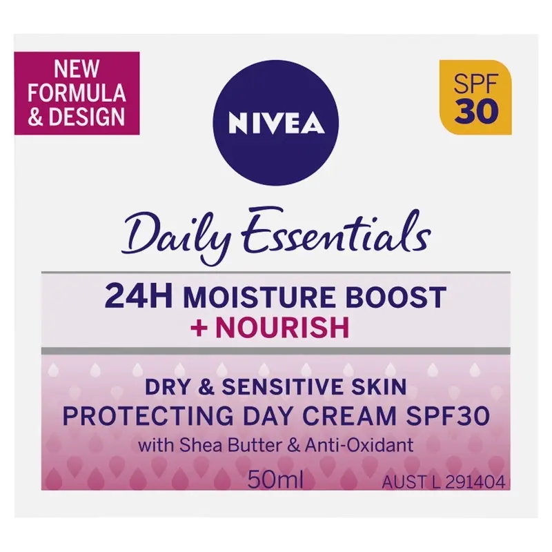 Nivea Daily Essentials Rich Moisturising Day Cream SPF30+ 50mL