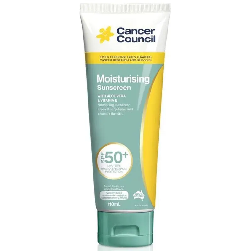 Cancer Council Moisturising Sunscreen SPF50+ 110mL