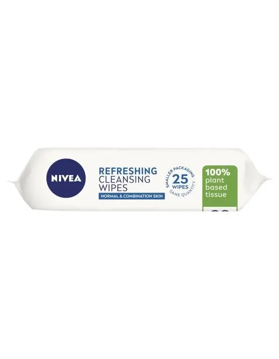 Nivea Soft Refreshing Cleansing Wipes 25 Pack