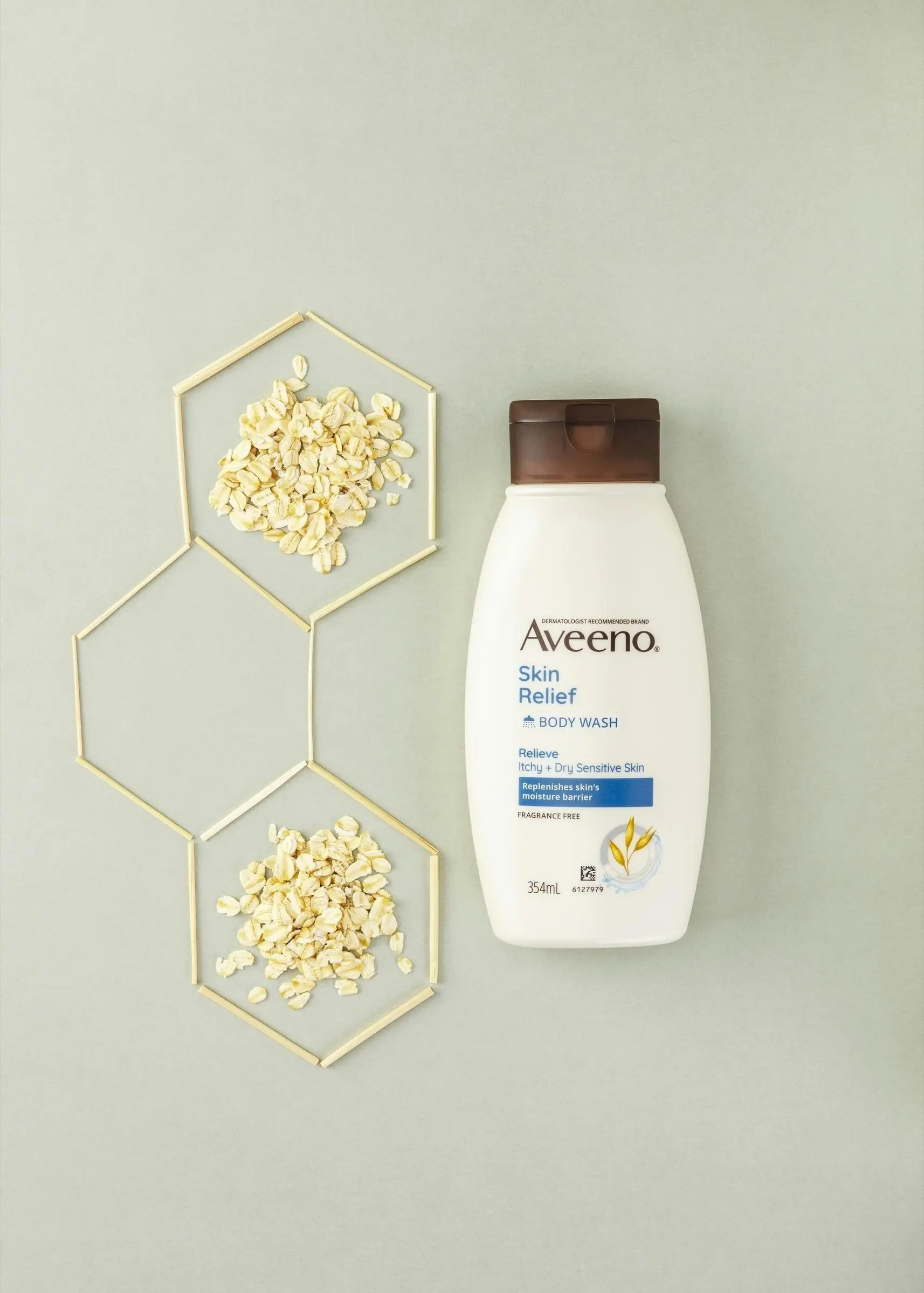 Aveeno Skin Relief Fragrance Free Body Wash 354mL