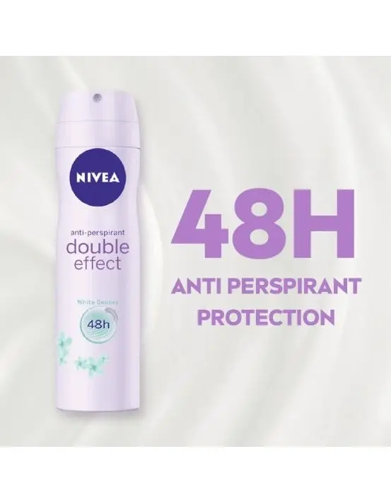 Nivea Double Effect Anti-Perspirant Aerosol Deodorant 250mL